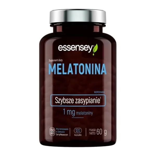 Melatonina 1 mg 120 kapsułek [Essensey] - Essensey