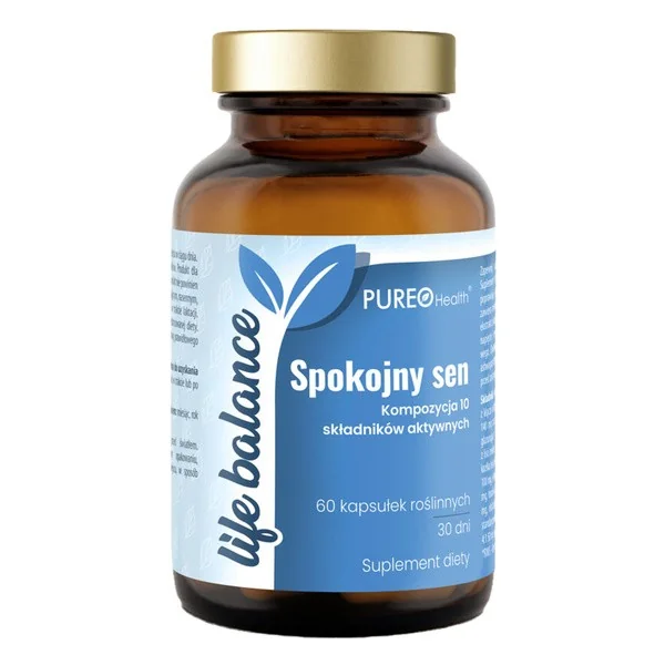 Melatonina 1mg 60 kapsułek [Pureo Health] - Pureo Health