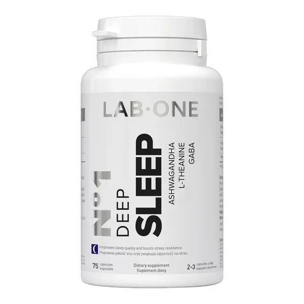 Melatonina 1mg 75 kapsułek [Lab One] - Lab One