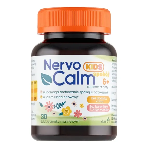 Melisa + Chmiel + Witamina B6 żelki dla dzieci 6+ [Nervocalm] - Nervocalm