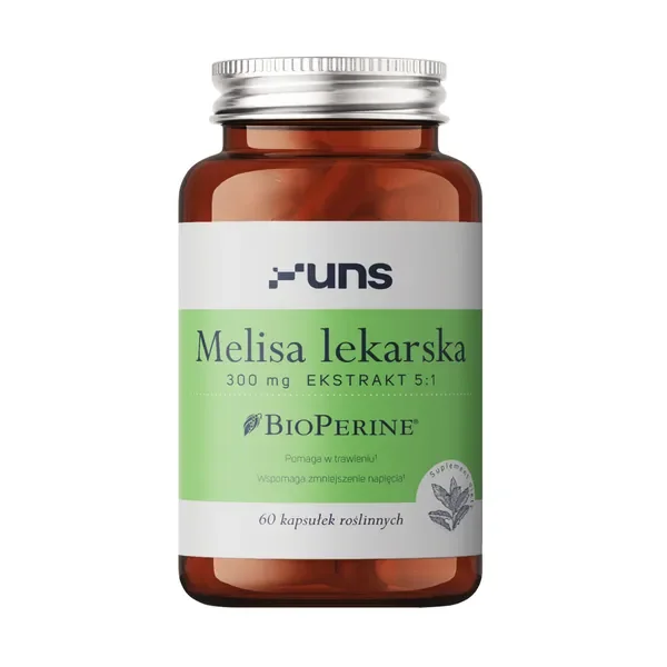 Melisa lekarska 300 mg 60 kapsułek [Uns] - Uns