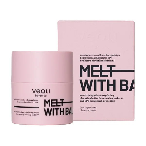 Melt With Balance emulgujące masełko seboregulujące do demakijażu 40g [Veoli Botanica] - Veoli Botanica