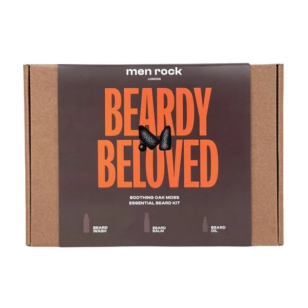 Men Rock Beardy Beloved Soothing Oak Moss zestaw do pielęgnacji brody 1 szt. - Men Rock