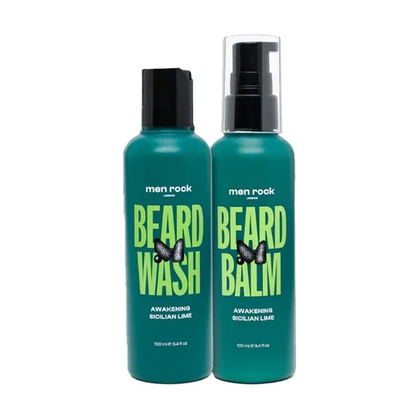 Men Rock Duo Awakening Sicilian Lime Beard Kit zestaw do pielęgnacji brody 1 szt - Men Rock