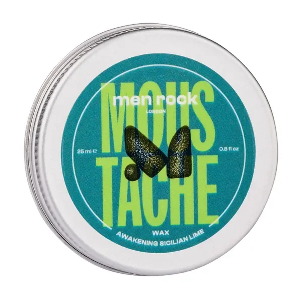 Men Rock Sicilian Lime wosk do wąsów 25ml - Men Rock