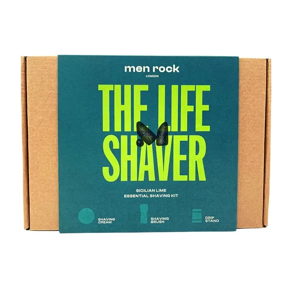 Men Rock The Life Shaver Sicilian Lime Essential zestaw do golenia 1 szt. - Men Rock