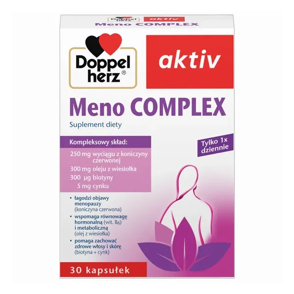 Meno COMPLEX 1 x dziennie 30 kapsułek [Doppelherz] - Doppelherz