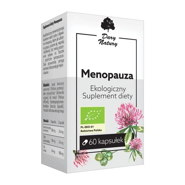 Menopauza Ekologiczny Suplement 60 kapsułek [Dary Natury] - Dary Natury