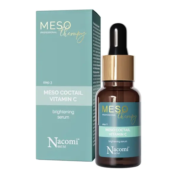 Meso rozświetlający koktajl z witaminą C serum 15 ml [Nacomi Next LVL] - Nacomi
