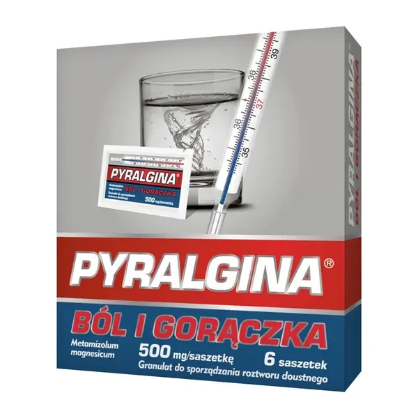 Metamizol 500 mg 6 saszetek [Pyralgina] - Pyralgina