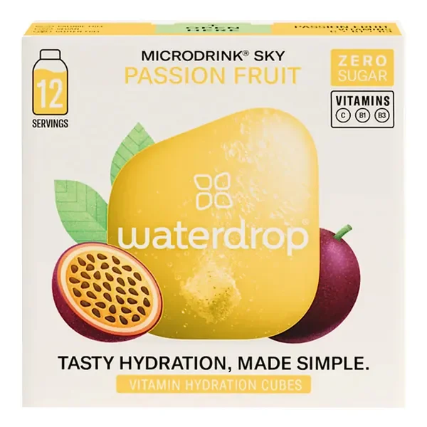 Microdrink Sky Passion Fruit kostki musujące 12 szt [Waterdrop] - Waterdrop