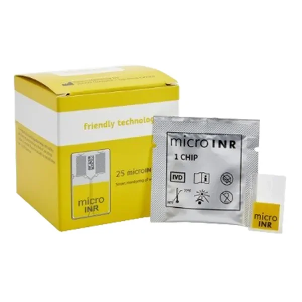 microINR Chip paski do kontroli krzepliwości krwi 25 szt. [microINR] - microINR