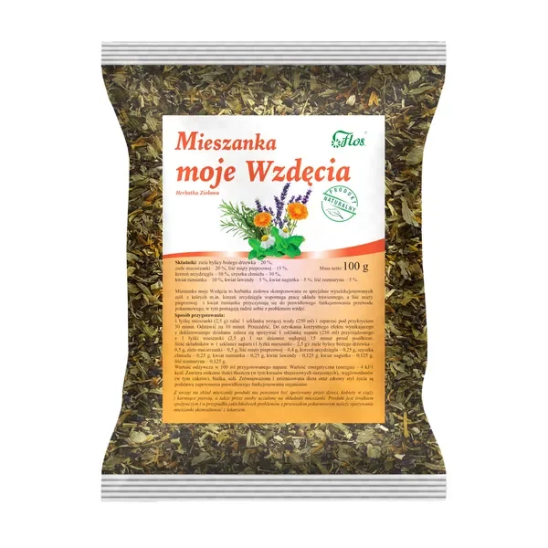 Mieszanka moje wzdęcia herbatka ziołowa 100g [Flos] - Flos