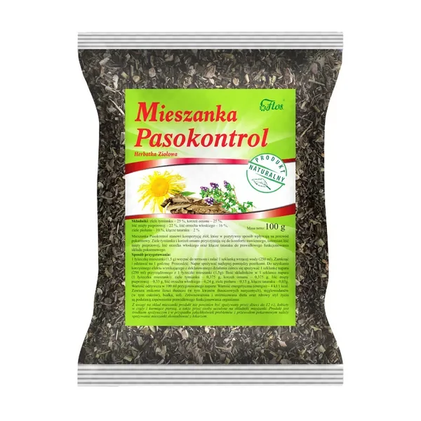 Mieszanka Pasokontrol herbatka ziołowa 100g [Flos] - Flos