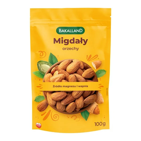 Migdały całe 100g [Bakalland] - Bakalland