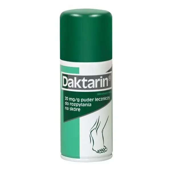 Mikonazol 20 mg/g puder 100 g [Daktarin] - Daktarin