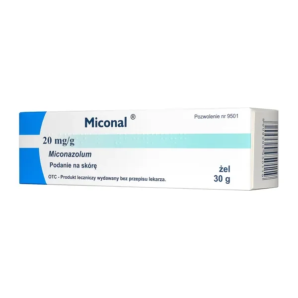 Mikonazol 20 mg/g żel 30 g [Miconal] - Miconal