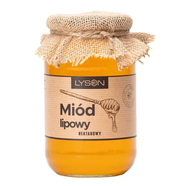Miód lipowy nektarowy 1,25 kg [Lyson] - Lyson