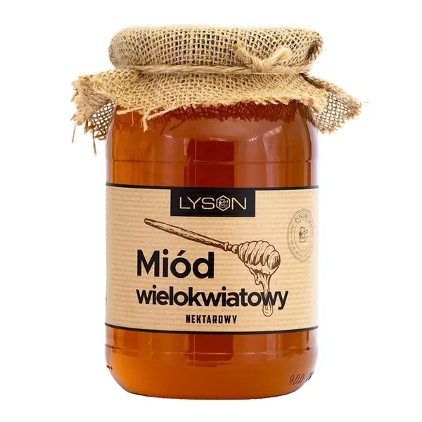 Miód wielokwiatowy nektarowy 1,25 kg [Lyson] - Lyson