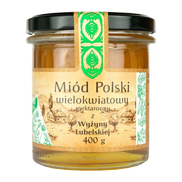 Miód wielokwiatowy z wyżyny lubelskiej 400g [Pszczelarz Kozacki] - Pszczelarz Kozacki