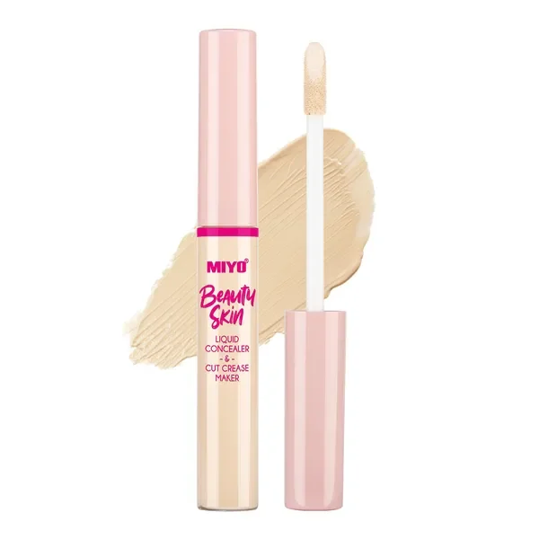 Miyo Beauty Skin Liquid Concealer and Cut Crease Maker płynny korektor kryjący no. 02 Hello Yellow 7g [Pierre Rene] - Pierre Rene