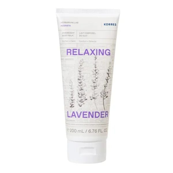 Mleczko do ciała na noc o relaksującym zapachu lawendy 200ml [Korres] - Korres