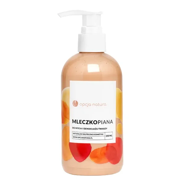 Mleczkopiana do mycia i demakijażu twarzy 250ml [Opcja Natura] - Opcja Natura
