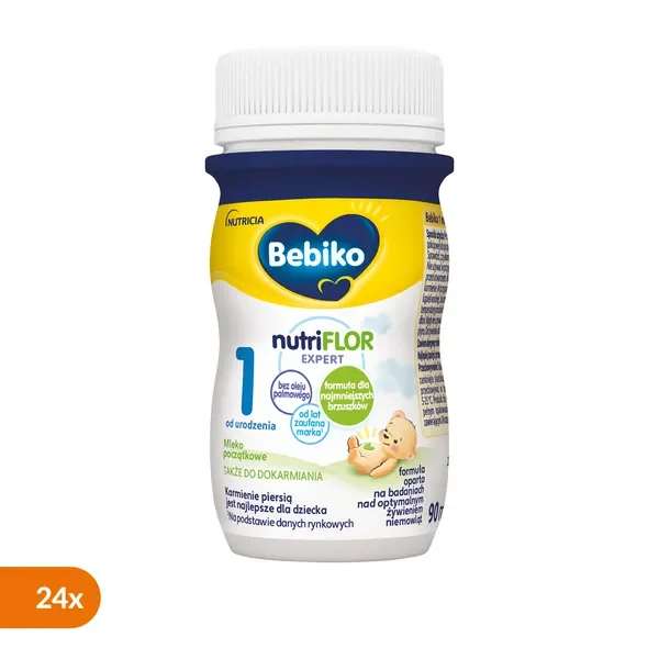 Mleko początkowe NUTRIflor Expert od urodzenia 24x90ml [Bebiko] - Bebiko