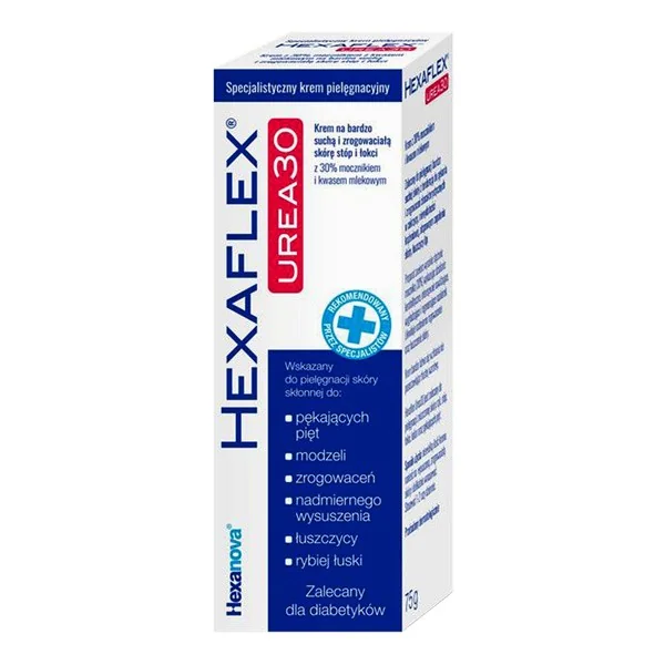 Mocznik 30% Krem pielęgnacyjny 75g [Hexaflex Urea 30] - Hexaflex Urea 30