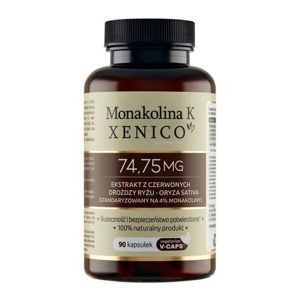 Monakolina K 2,99 mg 90 kapsułek [Xenico] - Xenico