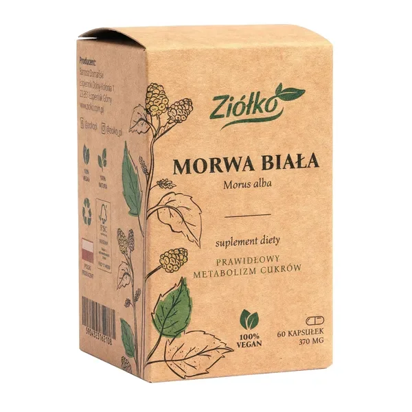 Morwa biała 740 mg 60 kapsułek [Ziółko] - Ziółko