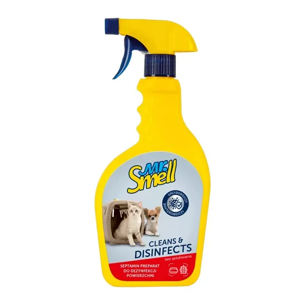 Mr. Smell Cleans & Disinfects preparat do dezynfekcji powierzchni 500 ml - Mr. Smell