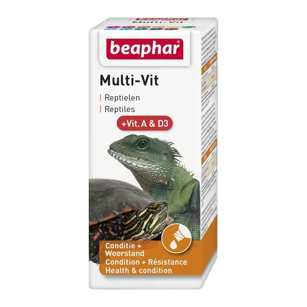 Multi-Vit Turtle preparat witaminowy dla gadów 20 ml [Beaphar] - Beaphar