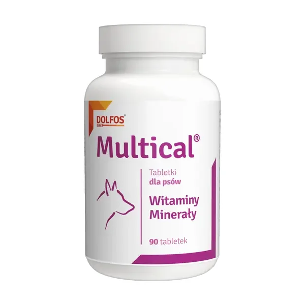 Multical witaminy i minerały dla psów 90 tabletek [Dolfos] - Dolfos