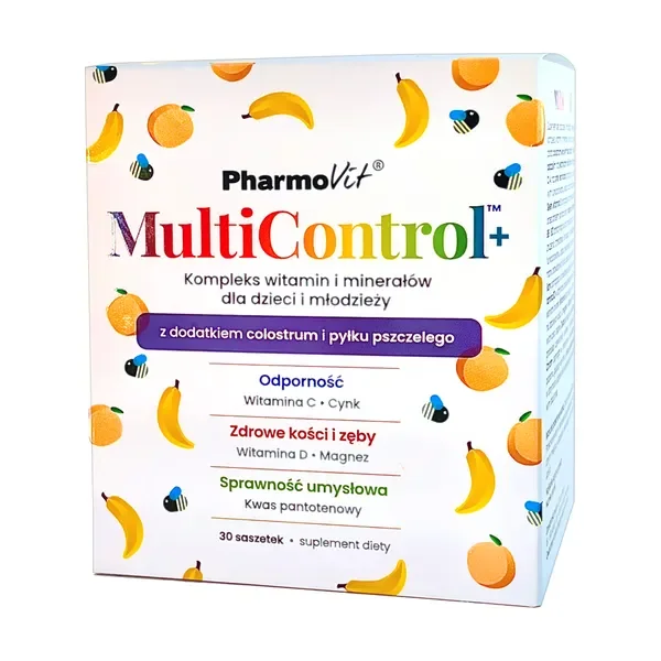 MultiControl+ kompleks witamin i minerałów dla dzieci i młodzieży 90 saszetek [Pharmovit] - Pharmovit