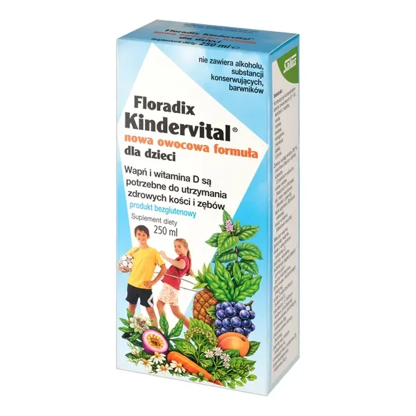 Multiwitamina dla dzieci płyn 250ml [Floradix Kindervital] - Floradix