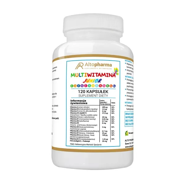 Multiwitamina Junior 120 kapsułek [Alto Pharma] - Alto Pharma