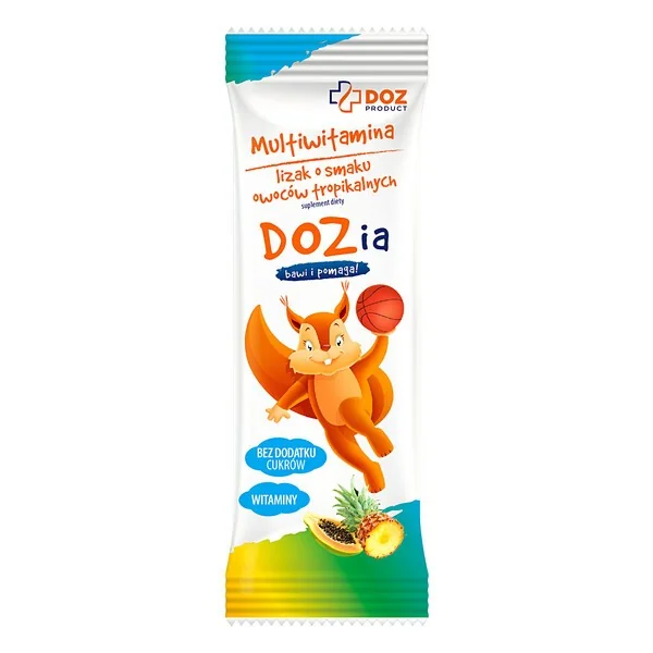 Multiwitamina lizak owoce tropikalne 1 szt [DOZ PRODUCT] - DOZ PRODUCT