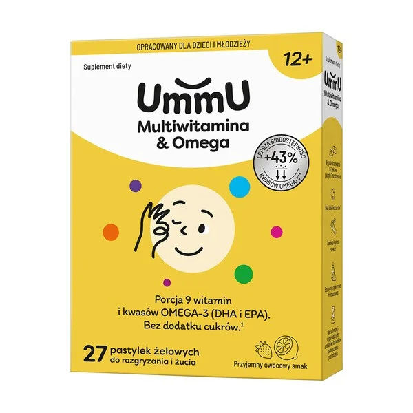 Multiwitamina & Omega 12+ pastylki żelowe 27 szt. [UmmU] - UmmU