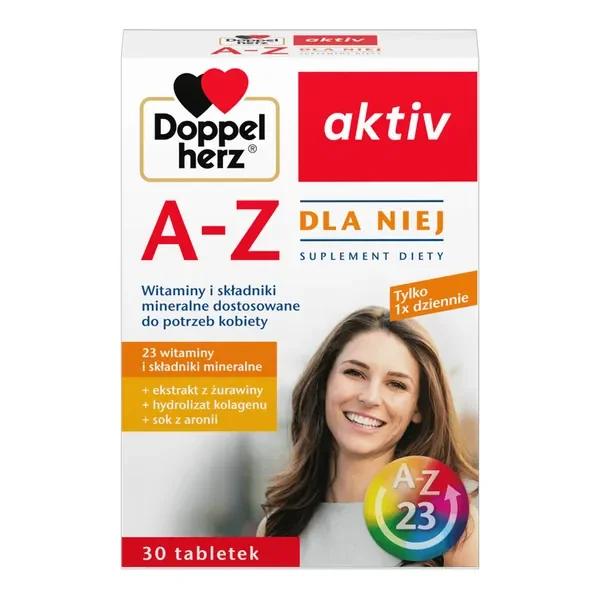 Multiwitaminy A-Z dla kobiet 30 tabletek [Doppelherz] - Doppelherz