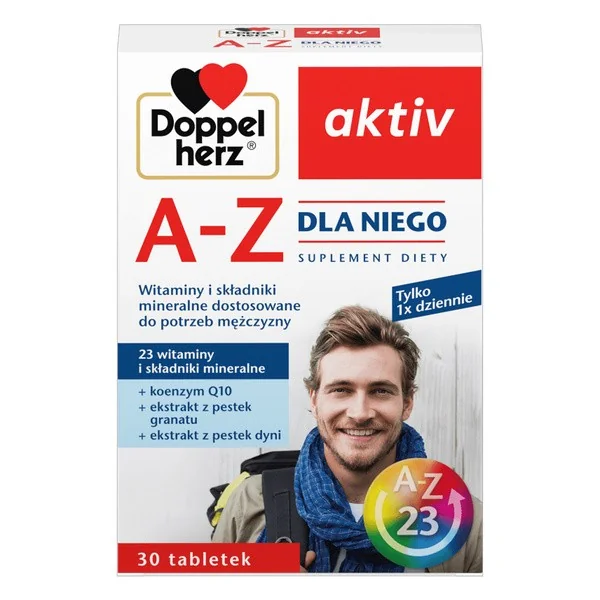 Multiwitaminy A-Z Dla Mężczyzn 30 tabletek [Doppelherz] - Doppelherz
