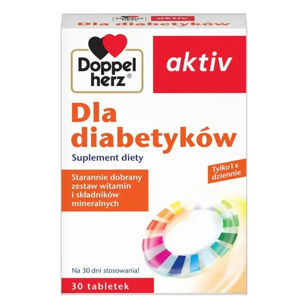 Multiwitaminy dla diabetyków 30 tabletek [Doppelherz] - Doppelherz