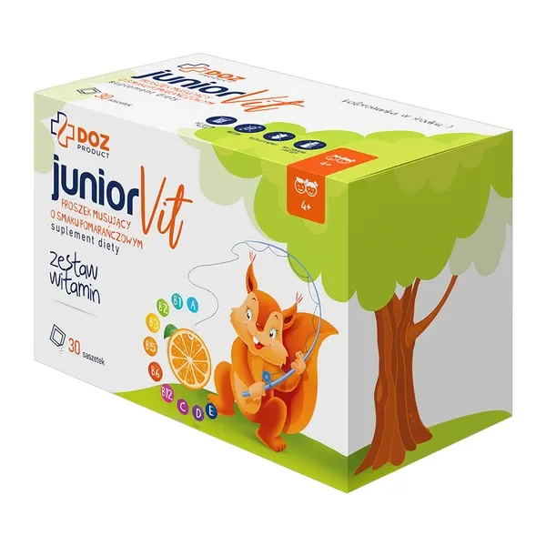 Multiwitaminy dla dzieci 30 saszetek [DOZ Product JuniorVit] - DOZ PRODUCT