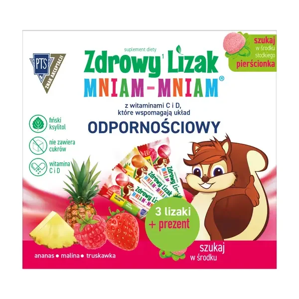 Multiwitaminy Lizaki 3 smaki [Zdrowy Lizak] - Zdrowy Lizak