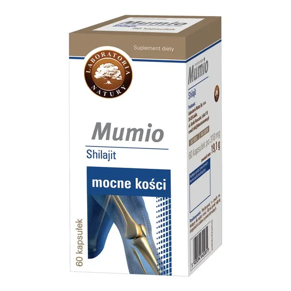 Mumio Shilajit 200 mg 60 kapsułek [Laboratoria Natury] - Laboratoria Natury