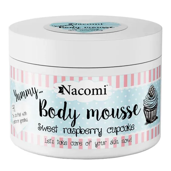 Mus do ciała malinowa babeczka 180 ml [Nacomi] - Nacomi