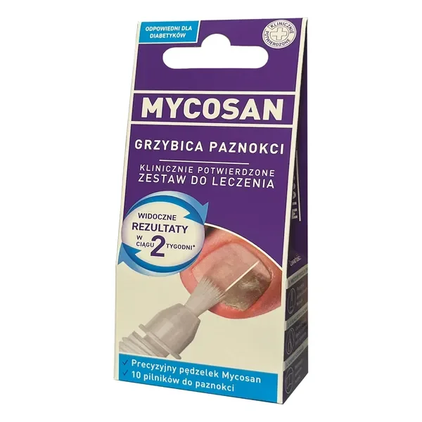 Mycosan Grzybica Paznokci serum 5ml + 10 pilniczków [Mycosan] - Mycosan