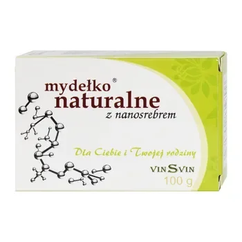 Mydełko naturalne z nanosrebrem 100g [VINSVIN] - VINSVIN