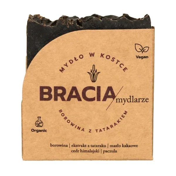 Mydło borowinowe z tatarakiem 120g [Bracia Mydlarze] - Bracia Mydlarze