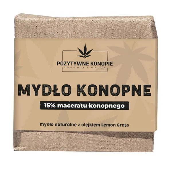 Mydło konopne naturalne 100g [Pozytywne konopie] - Pozytywne konopie